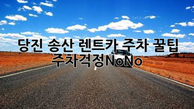 당진 송산 렌트카 주차 꿀팁! 🚗💨 #주차걱정_NoNo