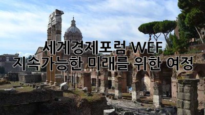 세계경제포럼 WEF: 지속가능한 미래를 위한 여정